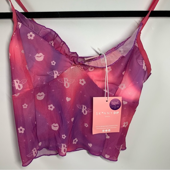Bratz X SkinnyDip Cami Top size 8 BNWT - Picture 4 of 7